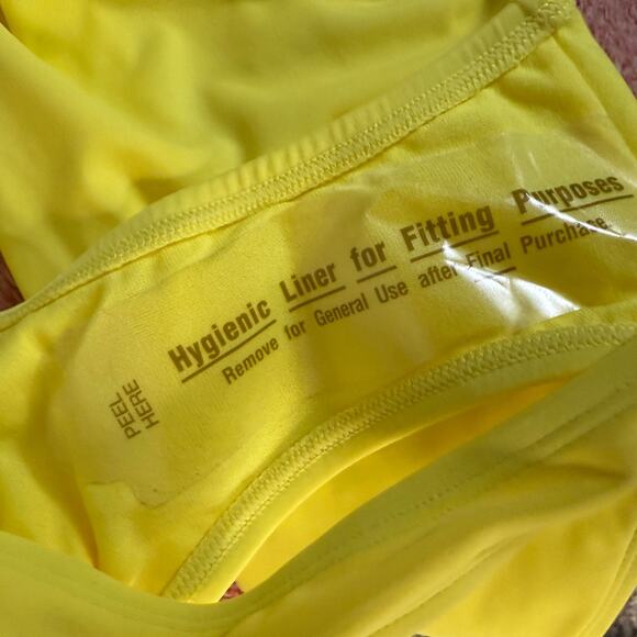Old Navy sz S bottom XL top‎ yellow bikini set swimsuit NWT - Picture 8 of 9